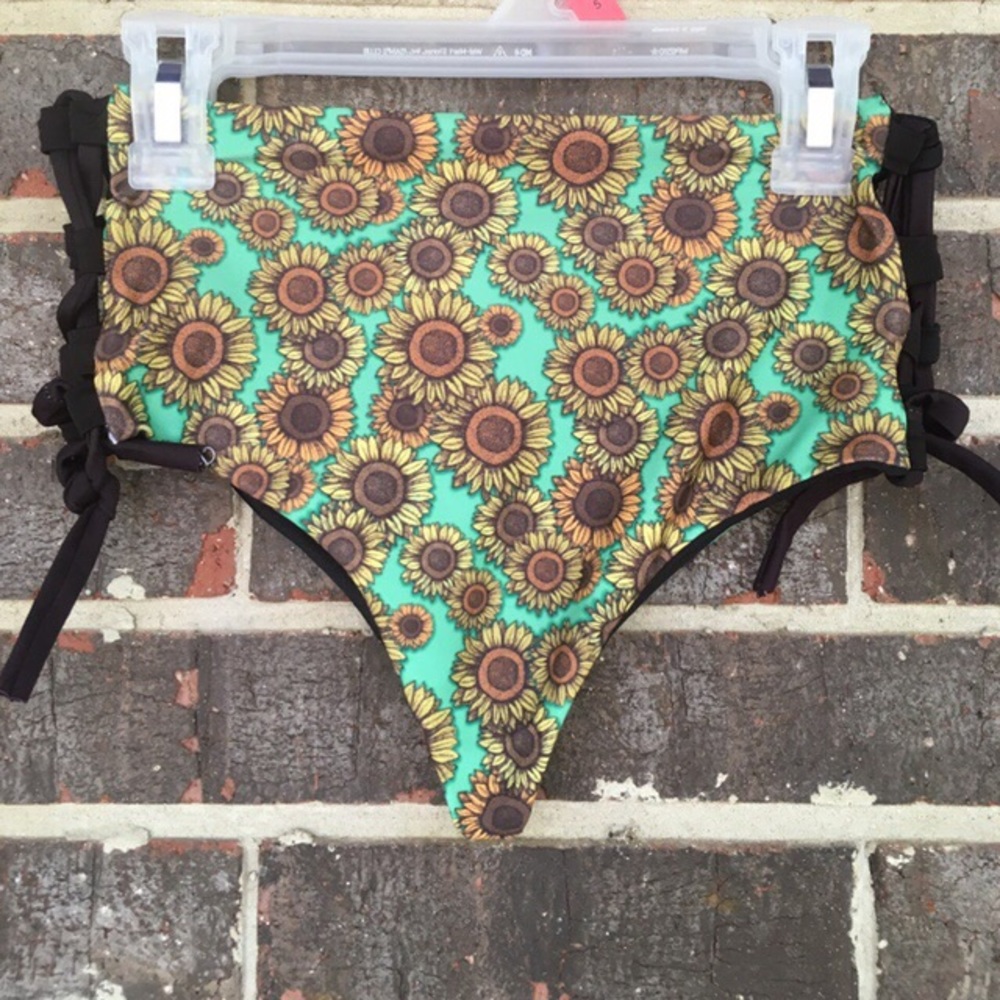 Pacha Apparel High Waisted Swimsuit Bottoms